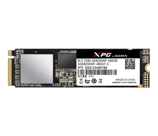 ADATA 480GB M.2 PCIe XPG SX8200 - 421187 - zdjęcie 2